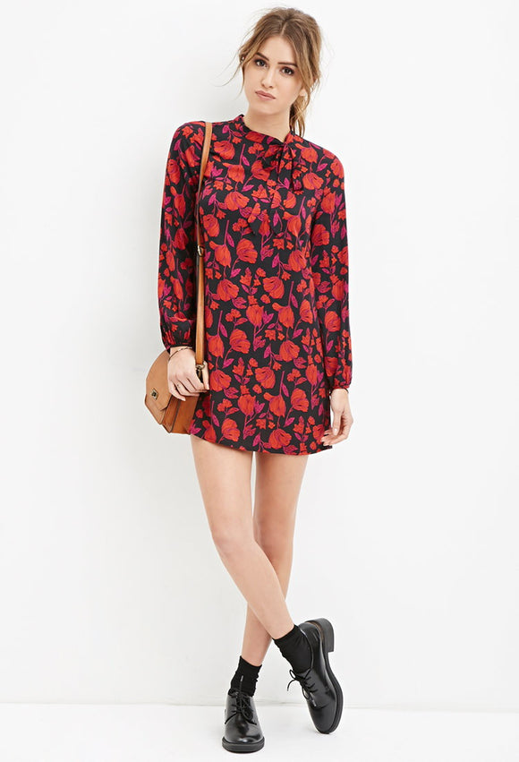 Floral Shift Dress